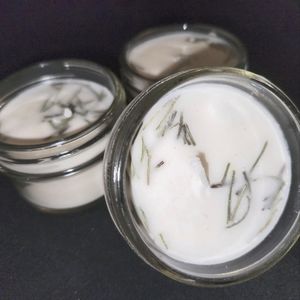 Rosemary scented candle